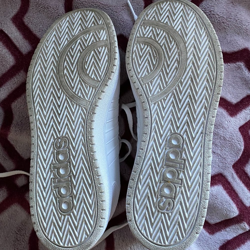 Adidas Hoops 2.0 White Sneakers - Picture 6 of 6